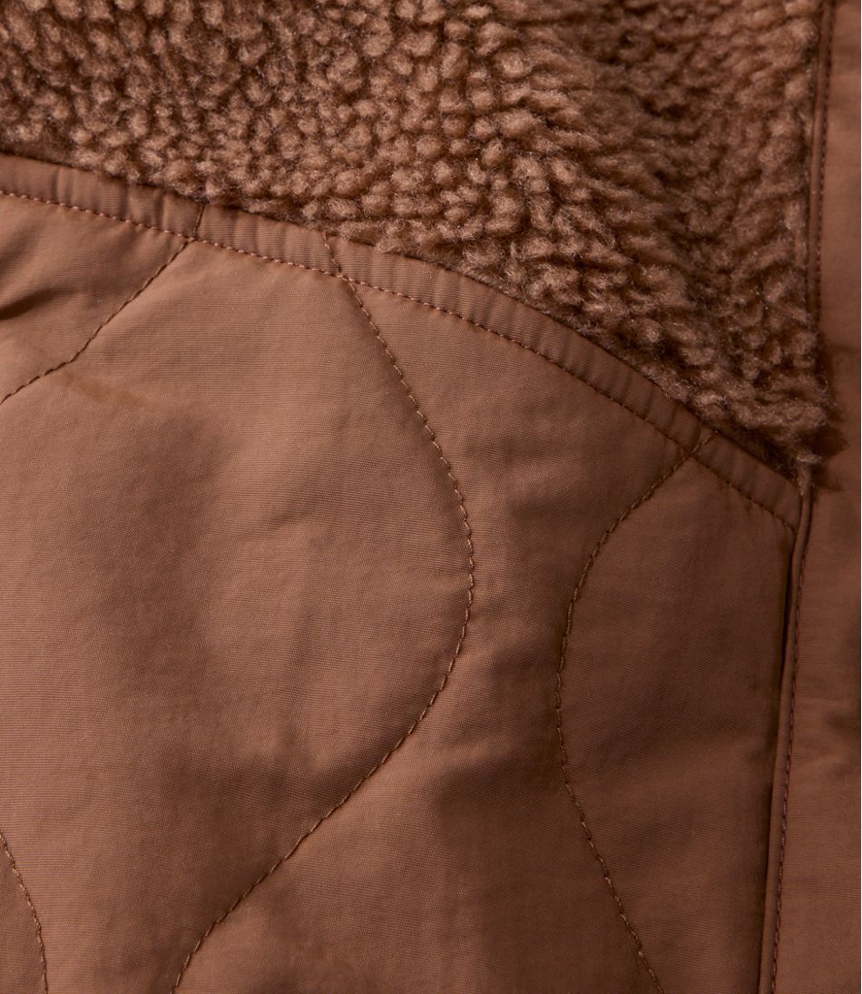 L.L.BeanWomen's Bean's Mixed Media Sherpa Fleece Jacket
