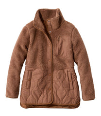 L.L.BeanWomen's Bean's Mixed Media Sherpa Fleece Jacket