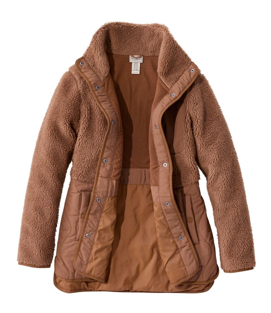 L.L.BeanWomen's Bean's Mixed Media Sherpa Fleece Jacket