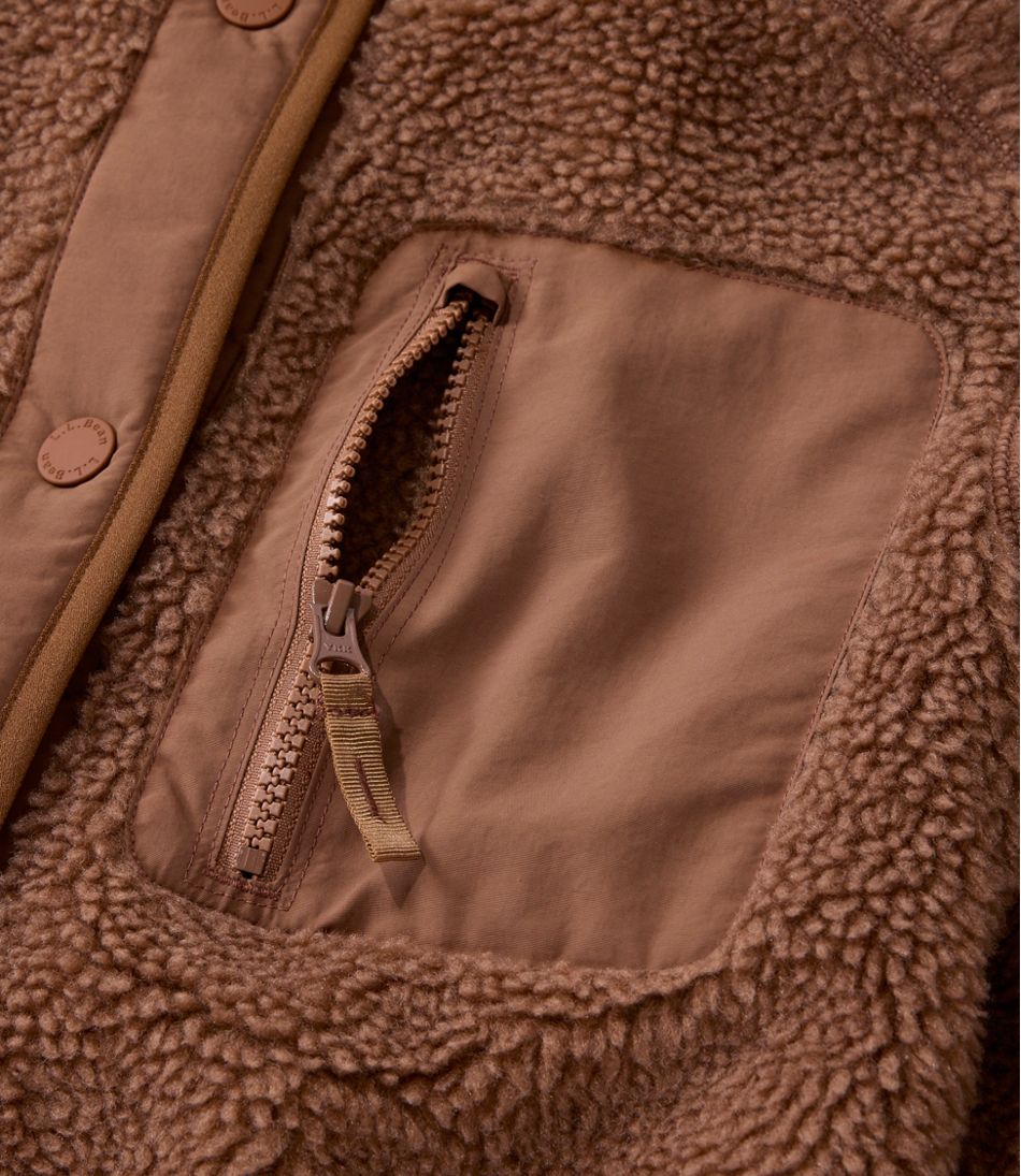 L.L.BeanWomen's Bean's Mixed Media Sherpa Fleece Jacket