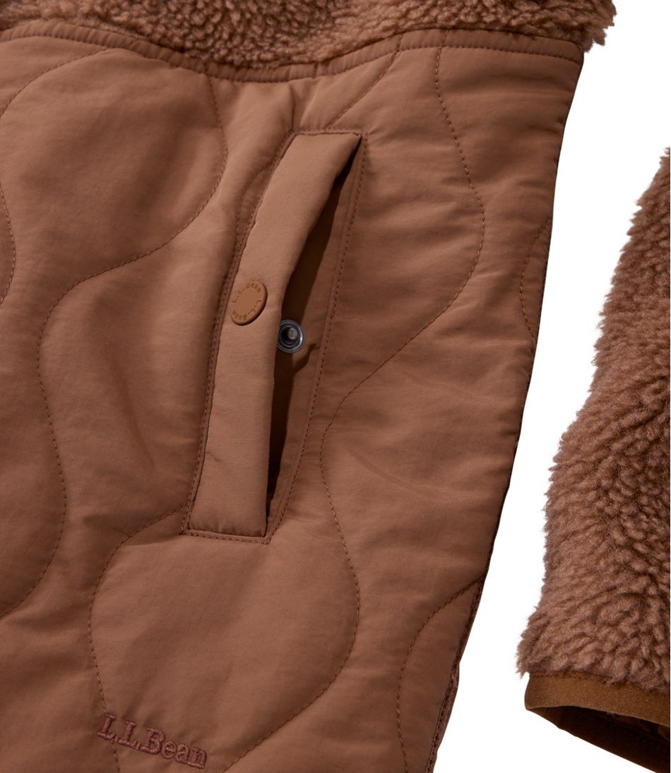 L.L.BeanWomen's Bean's Mixed Media Sherpa Fleece Jacket