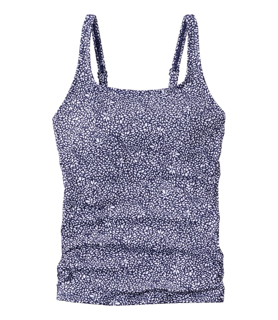 L.L.BeanWomen's Coastal Essential Scoop Tankini Top, Print