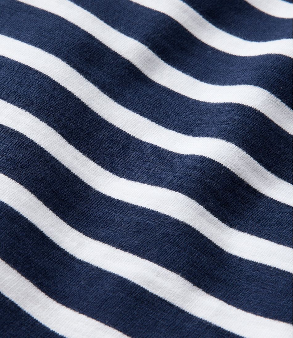 L.L.BeanWomen's Peaks Island Button Mockneck, Stripe
