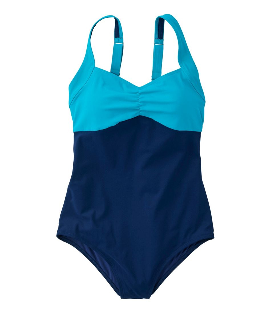 L.L.BeanWomen's Shaping Sweetheart Tanksuit, Colorblock