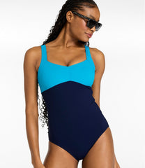 L.L.BeanWomen's Shaping Sweetheart Tanksuit, Colorblock
