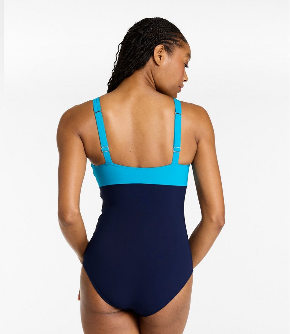 L.L.BeanWomen's Shaping Sweetheart Tanksuit, Colorblock