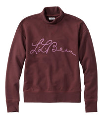 L.L.BeanSignature Camp Sweatshirt, Mockneck Logo