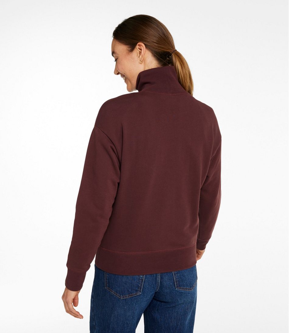 L.L.BeanSignature Camp Sweatshirt, Mockneck Logo
