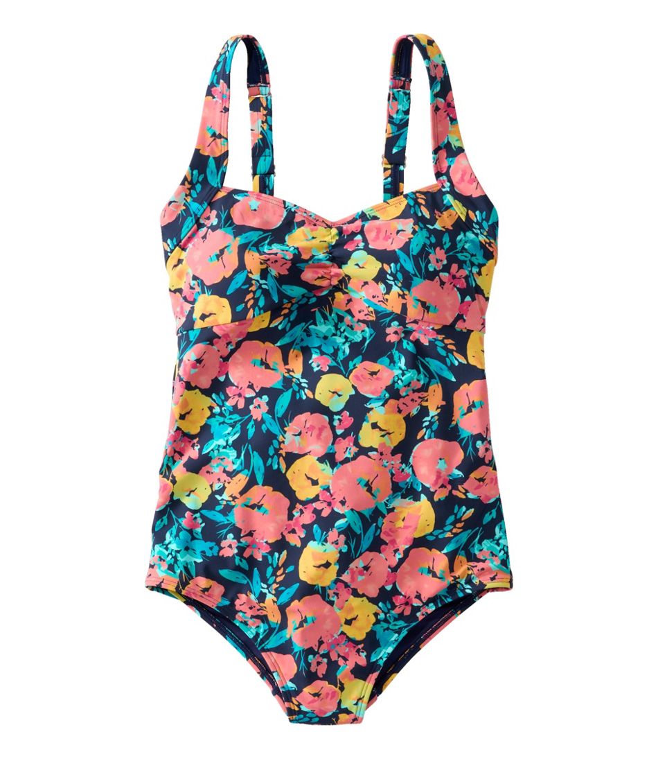 L.L.BeanWomen's Shaping Swimwear, Sweetheart Tanksuit Print
