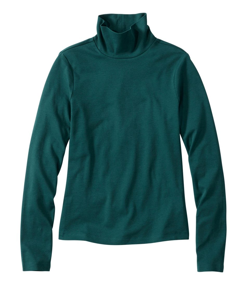 L.L.BeanWomen's Signature Lightweight Cotton Turtleneck