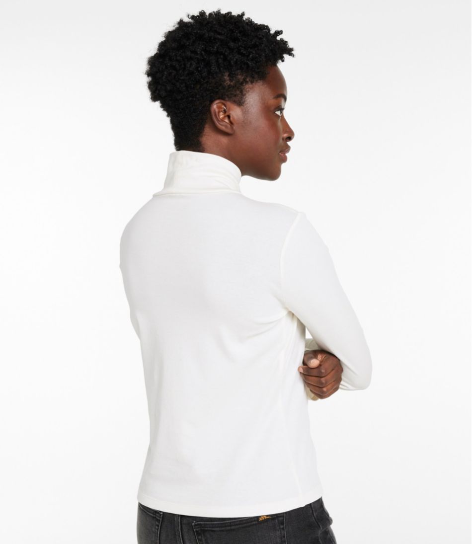 L.L.BeanWomen's Signature Lightweight Cotton Turtleneck