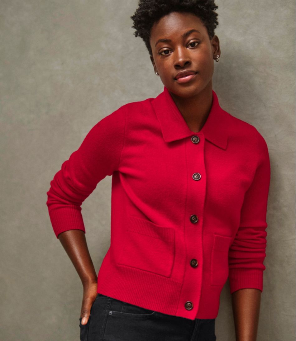 L.L.BeanWomen's Signature Camp Merino Wool Sweater, Cardigan