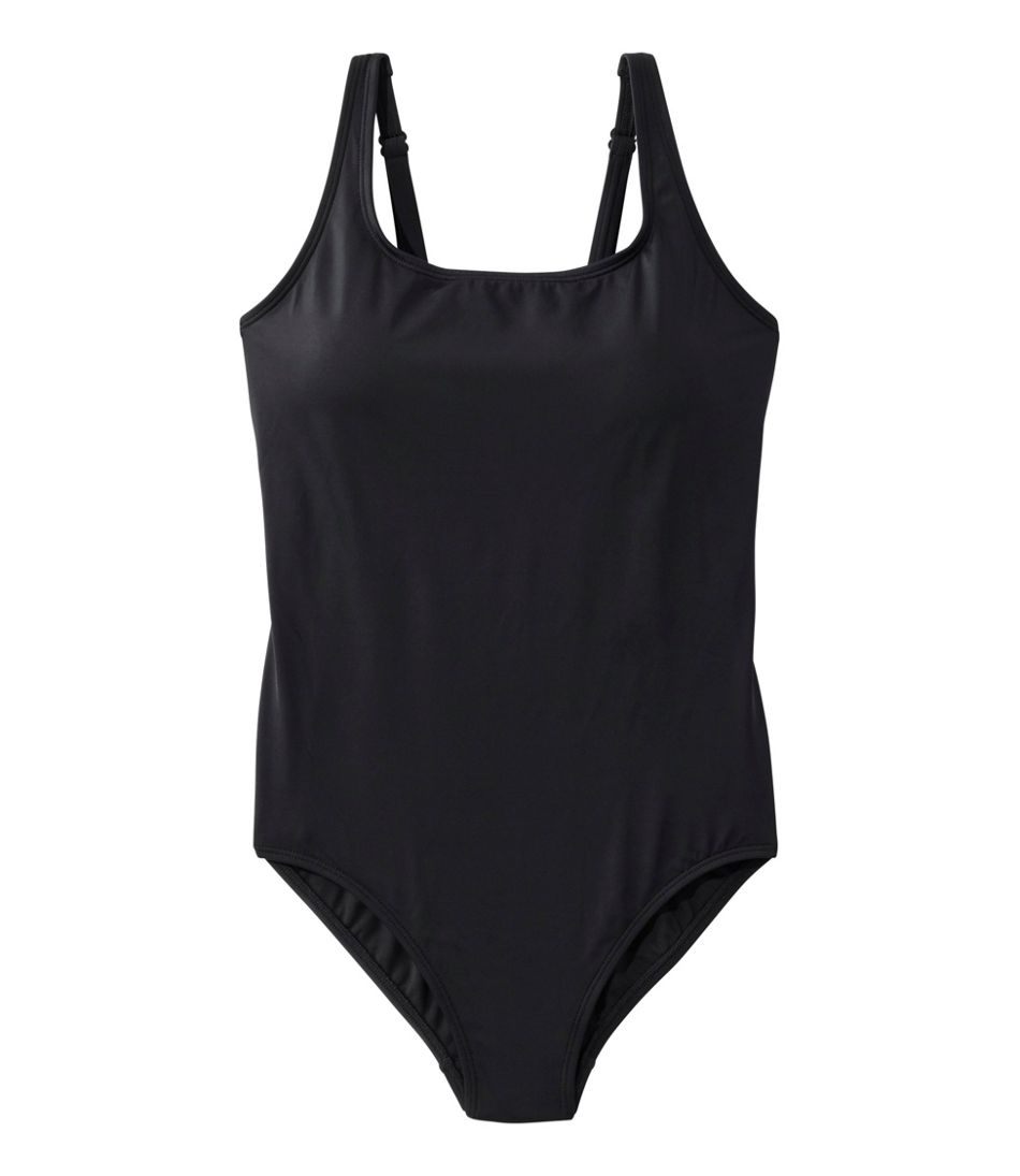 L.L.BeanWomen's Coastal Essential Swimwear, Scoop Tanksuit
