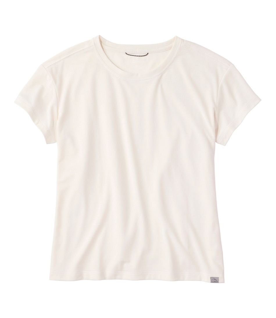 L.L.BeanWomen's Mountainside Crewneck Tee, Short-Sleeve