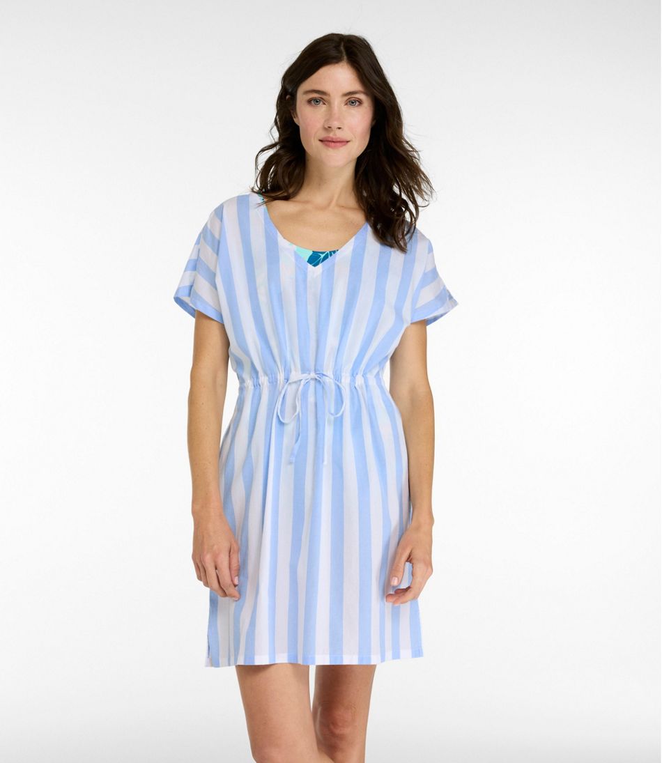 L.L.BeanWomen's Coastal Cotton Cover-Up Caftan, Print