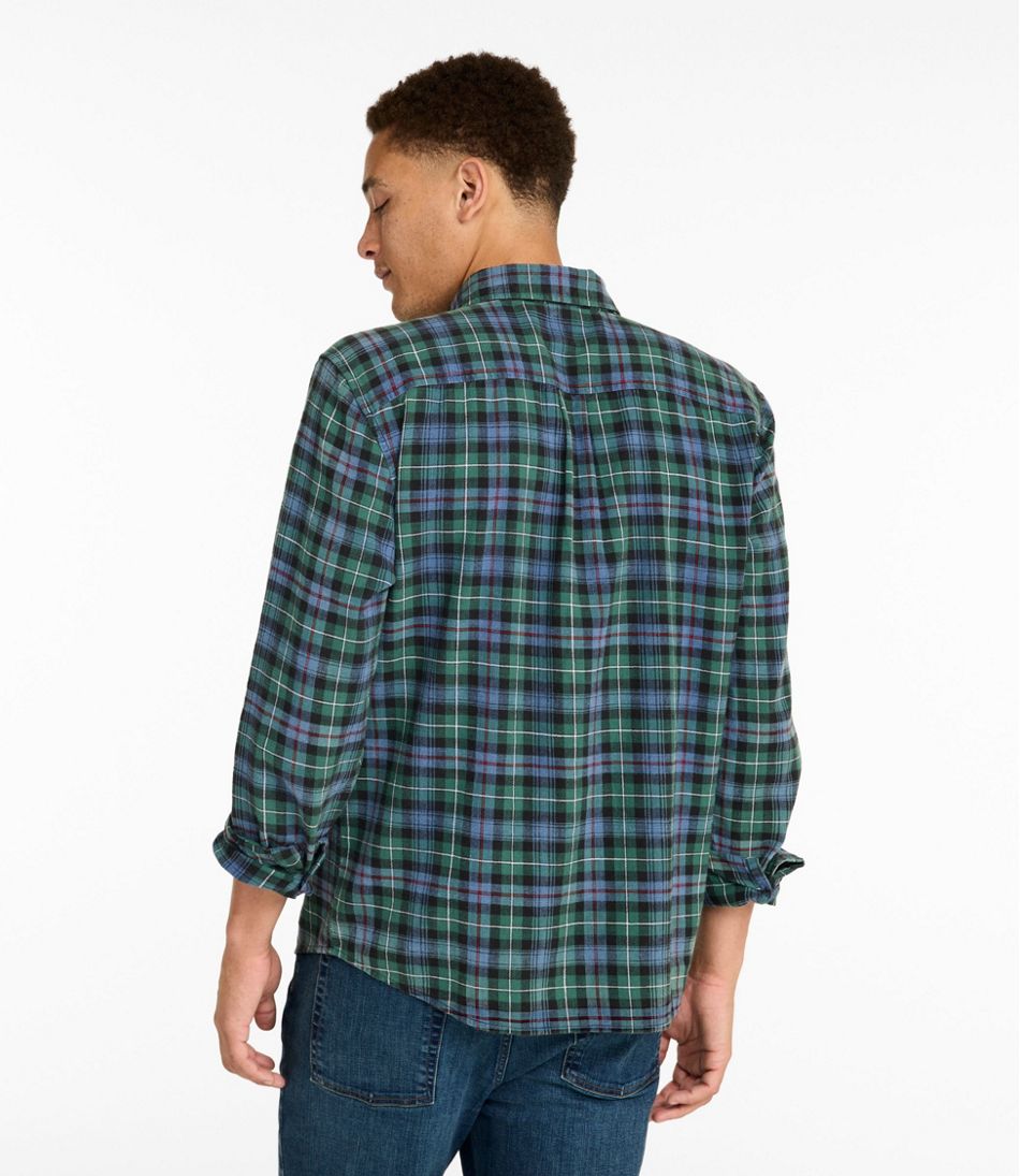 L.L.BeanMen's Sunwashed Twill Shirt, Slightly Fitted Untucked Fit