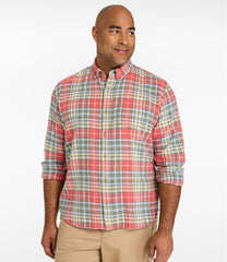 L.L.BeanMen's Sunwashed Twill Shirt, Slightly Fitted Untucked Fit