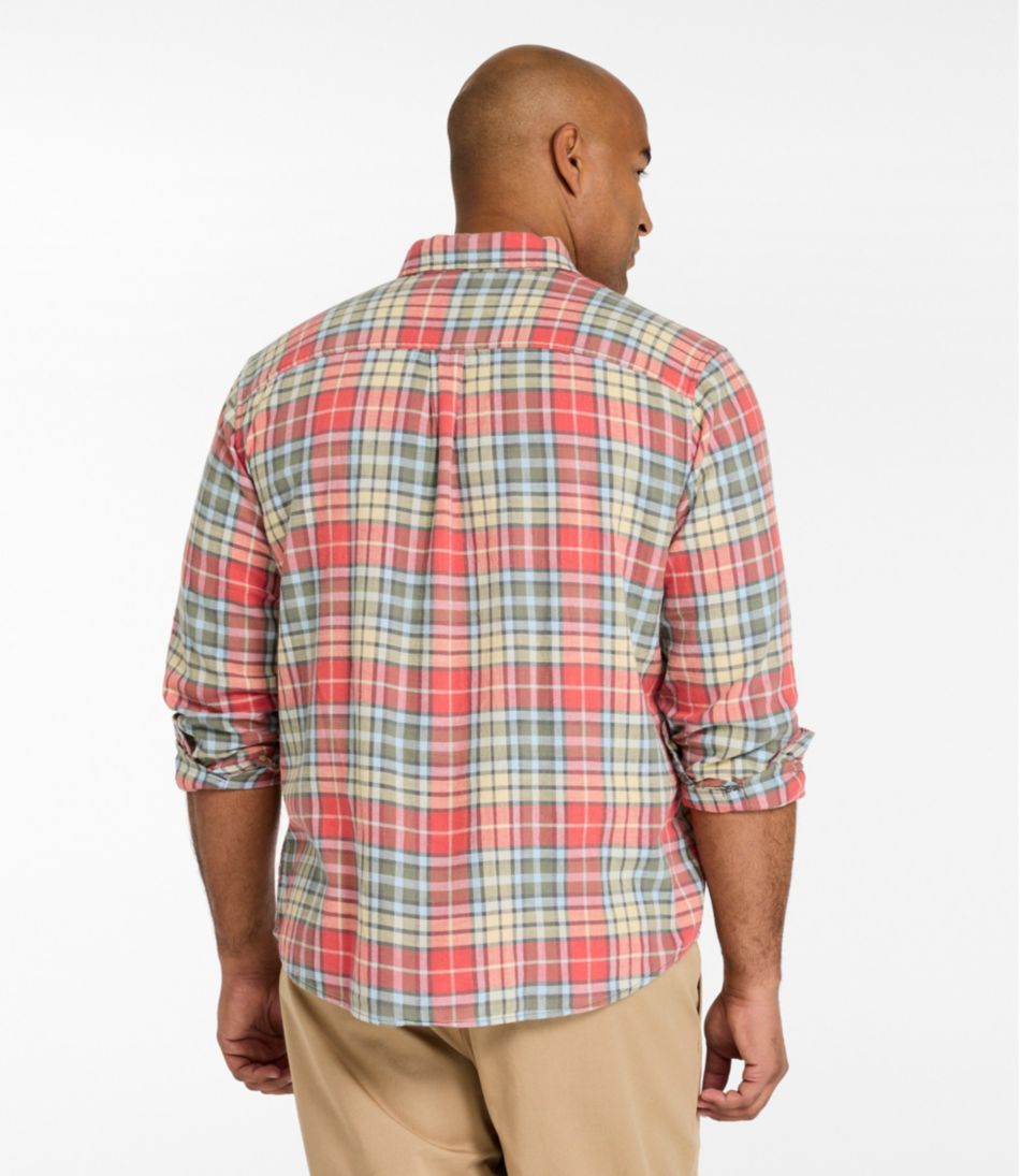 L.L.BeanMen's Sunwashed Twill Shirt, Slightly Fitted Untucked Fit
