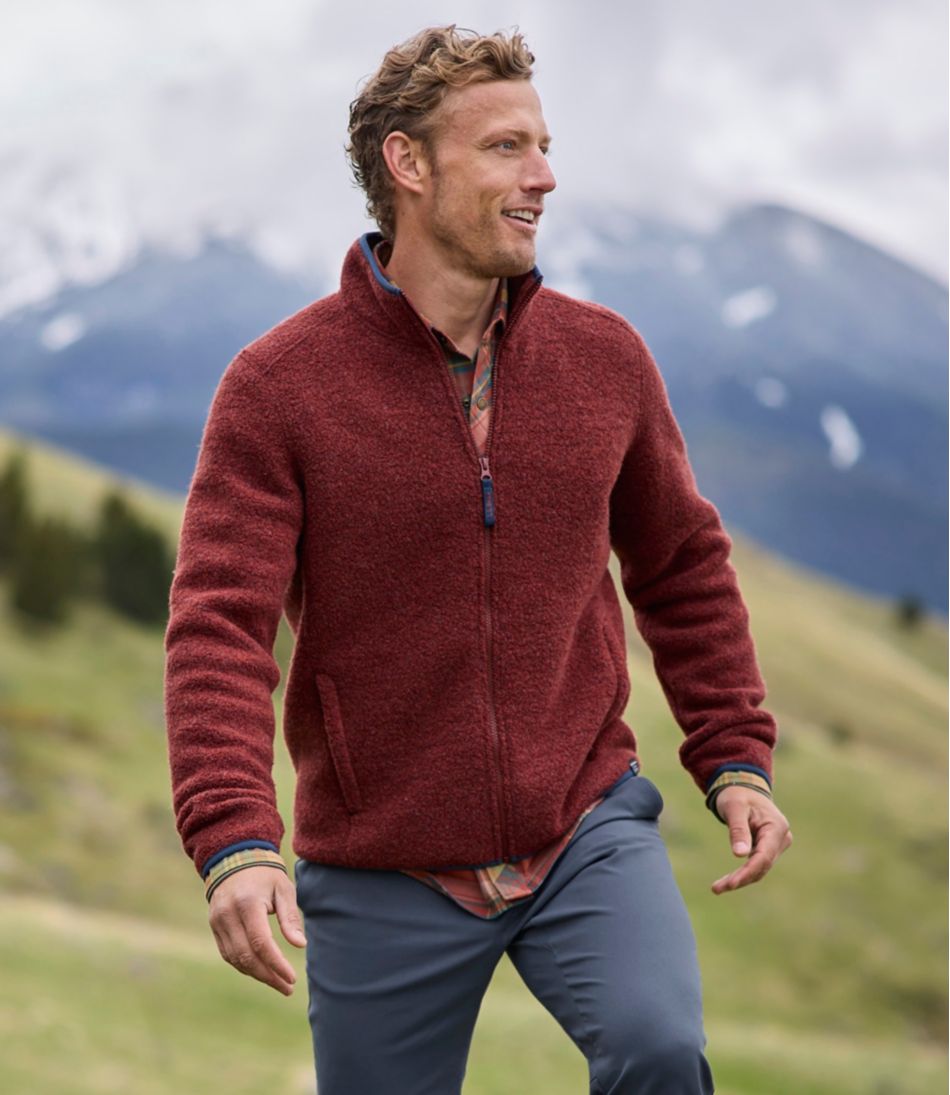 L.L.BeanMen's All Season Wool Fleece Full-Zip Sweater