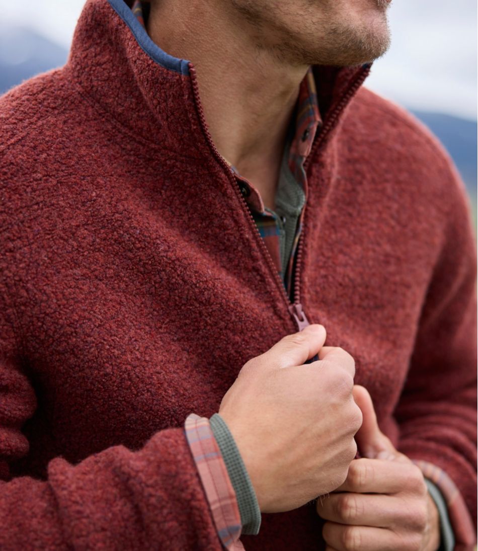 L.L.BeanMen's All Season Wool Fleece Full-Zip Sweater