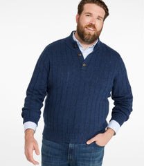 L.L.BeanMen's Riverton Wool/Cotton Sweater, Mockneck