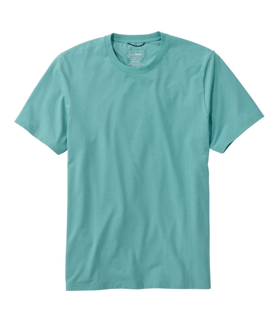 L.L.BeanMen's Comfort Stretch Performance® Pima Tee, Short-Sleeve Without Pocket