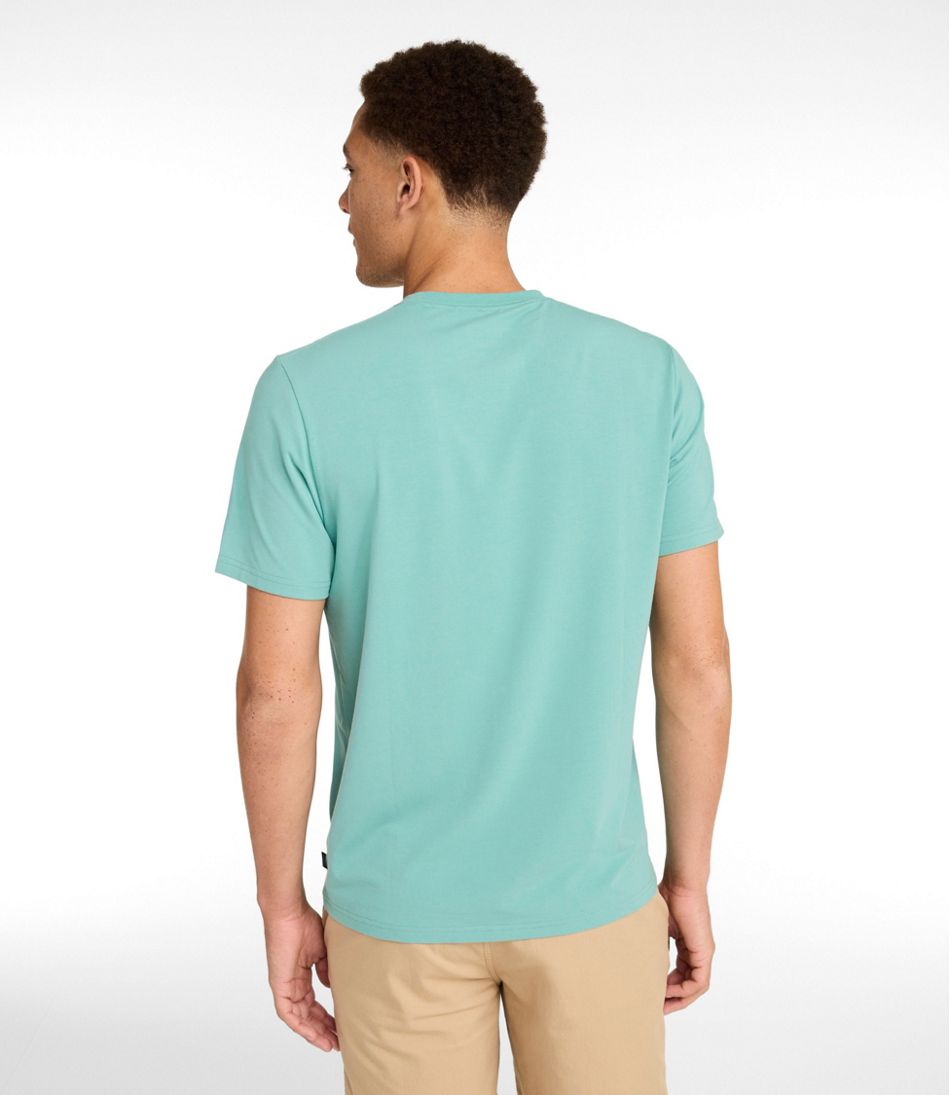 L.L.BeanMen's Comfort Stretch Performance® Pima Tee, Short-Sleeve Without Pocket