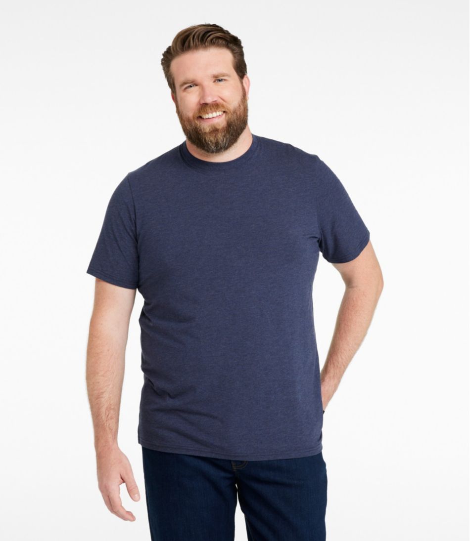 L.L.BeanMen's Comfort Stretch Performance® Pima Tee, Short-Sleeve Without Pocket