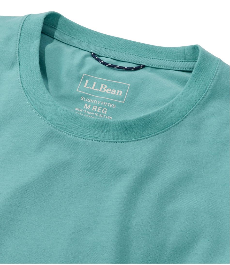 L.L.BeanMen's Comfort Stretch Performance® Pima Tee, Short-Sleeve Without Pocket