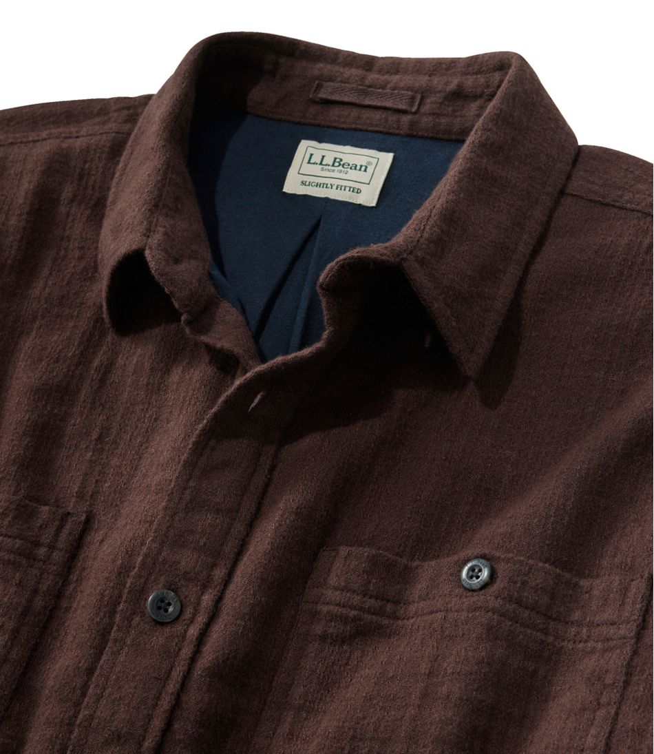 L.L.BeanMen's 1912 Field Flannel Shirt, Lined, Slightly Fitted Untucked Fit