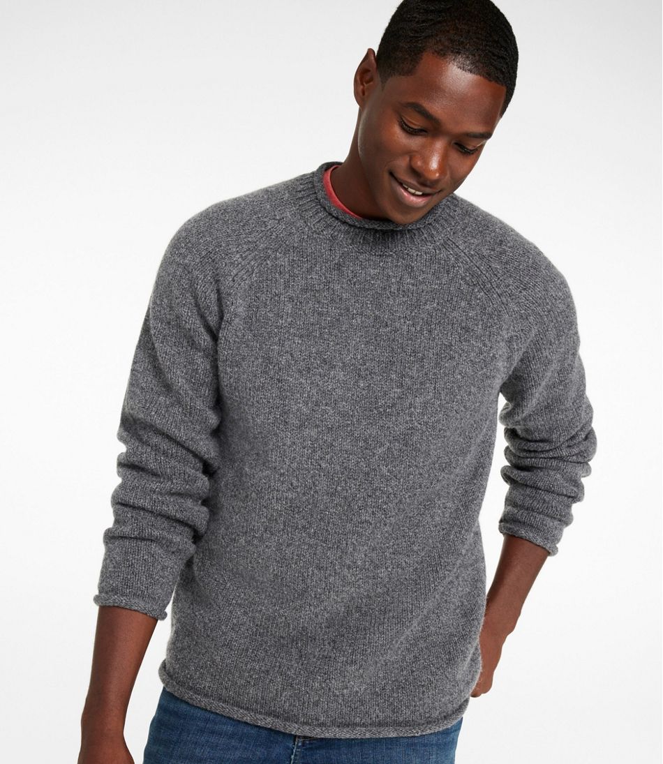 L.L.BeanMen's Bean's Classic Ragg Wool Sweater, Rollneck
