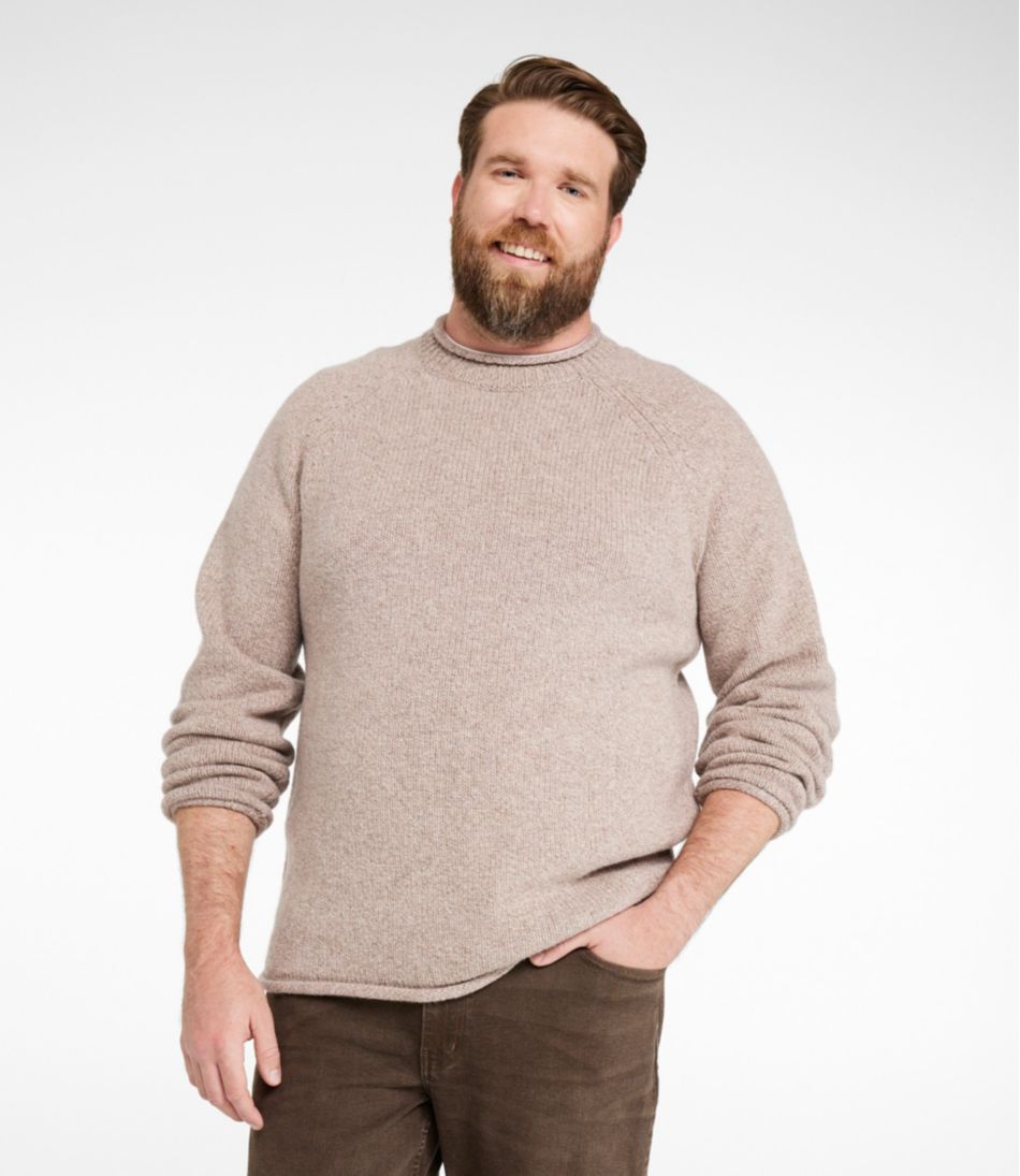 L.L.BeanMen's Bean's Classic Ragg Wool Sweater, Rollneck