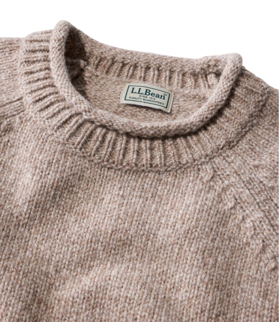 L.L.BeanMen's Bean's Classic Ragg Wool Sweater, Rollneck
