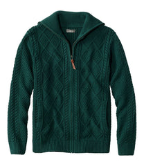 L.L.BeanMen's Signature Cotton Fisherman Sweater, Full-Zip