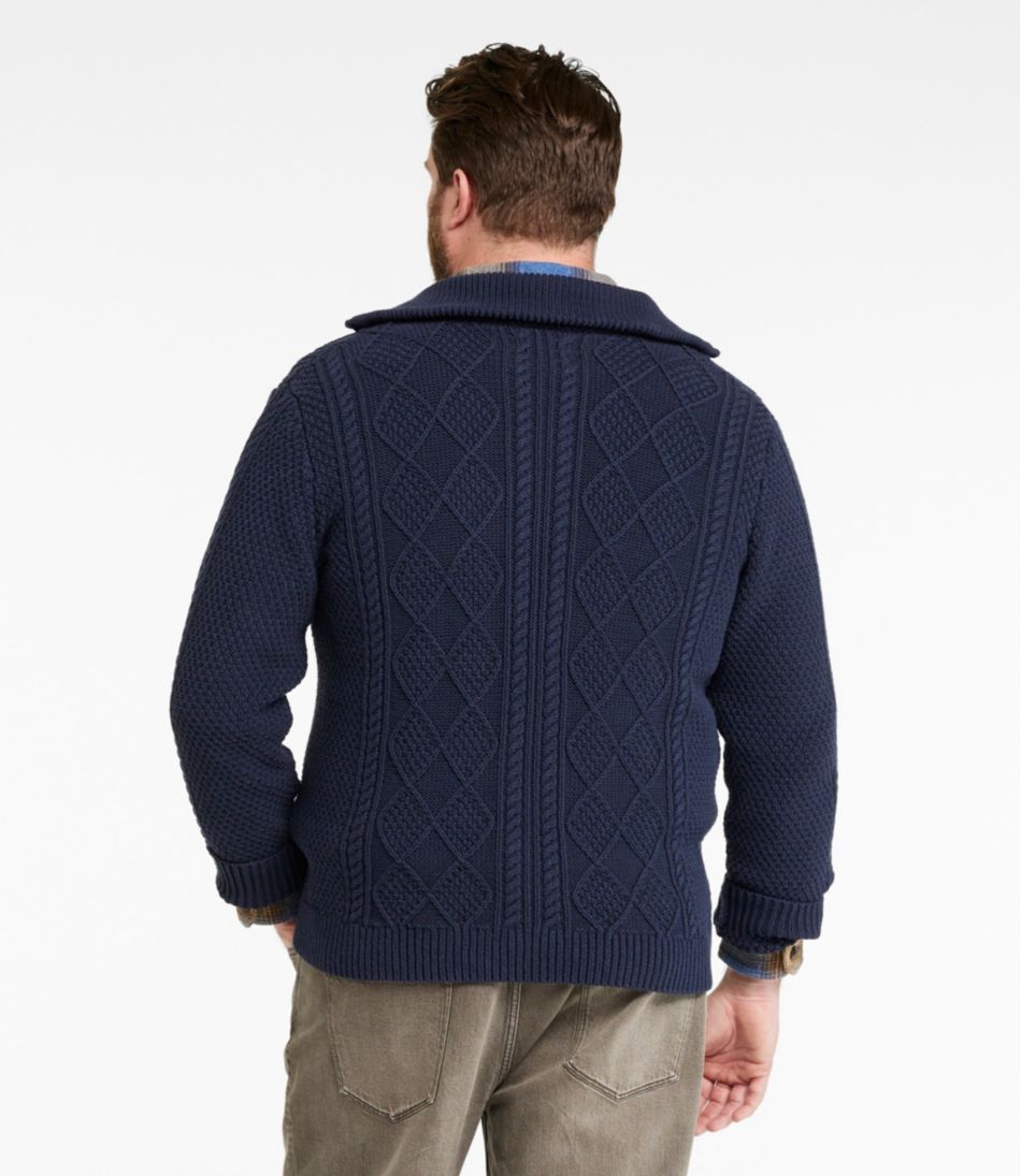 L.L.BeanMen's Signature Cotton Fisherman Sweater, Full-Zip