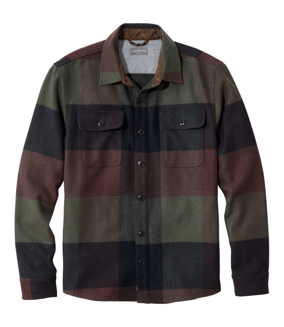 L.L.BeanMen's Signature Wool Workshirt, Plaid