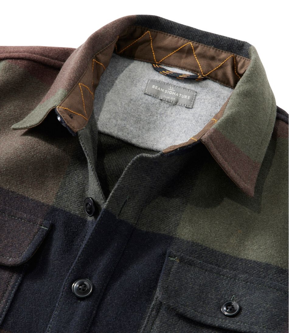 L.L.BeanMen's Signature Wool Workshirt, Plaid