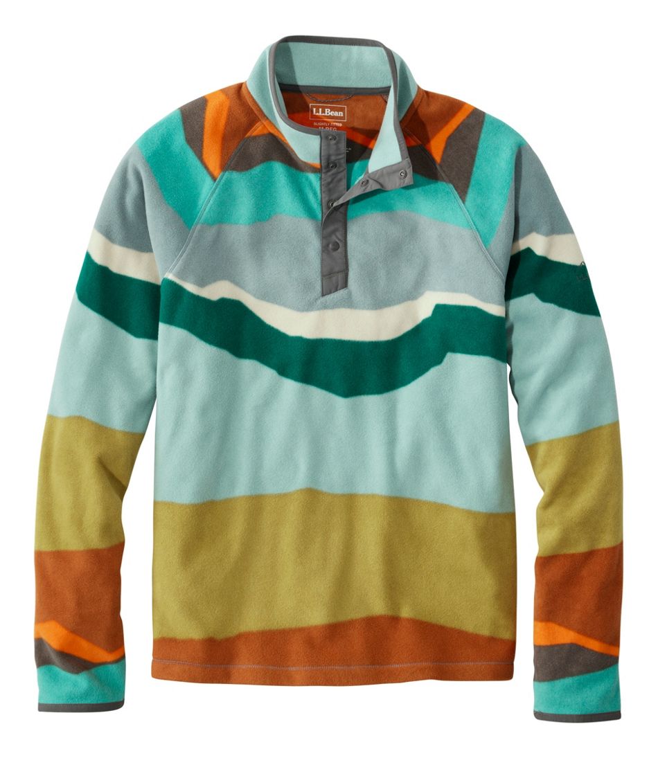 L.L.BeanMen's All Season Access Fleece Pullover, Print