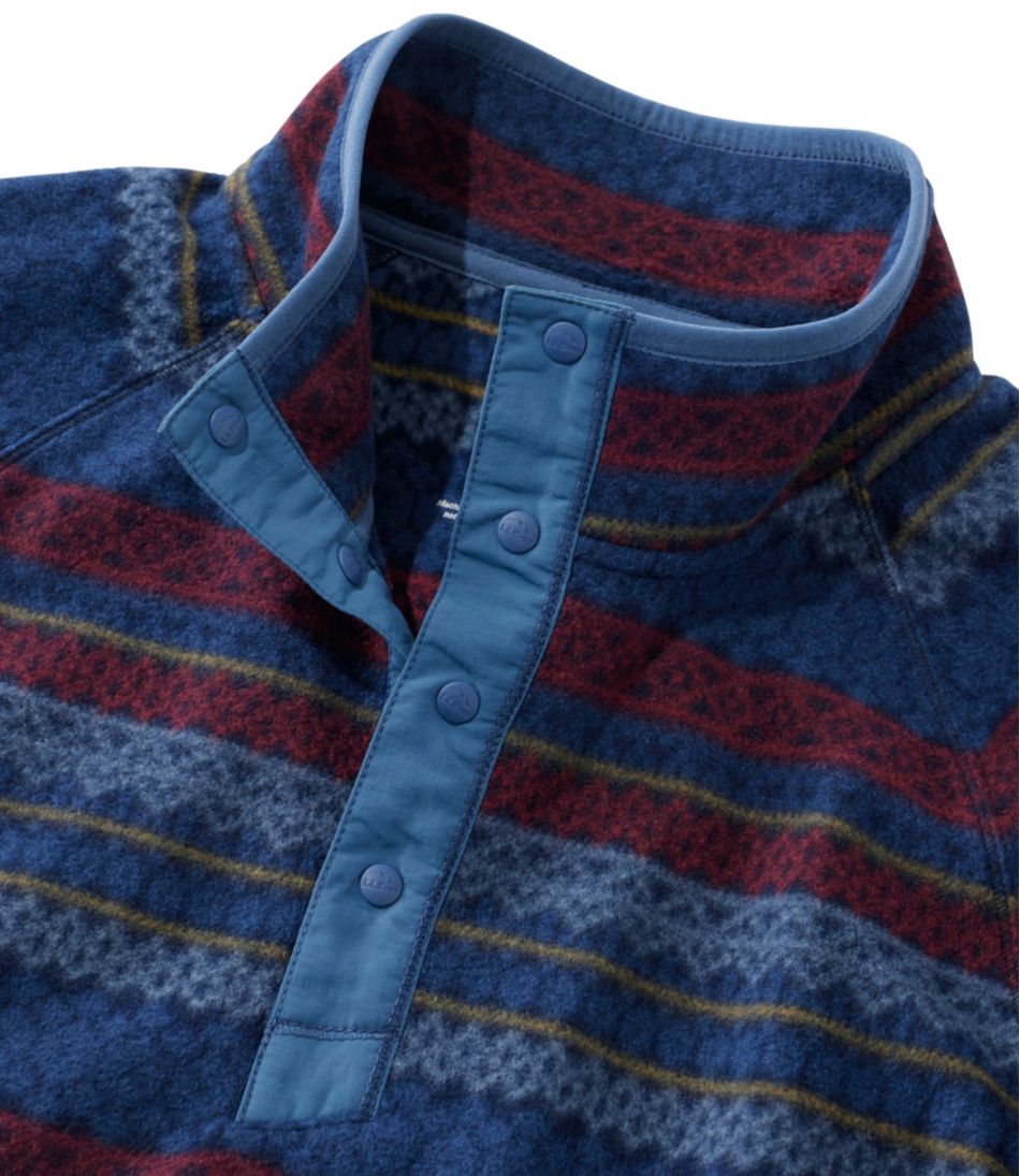 L.L.BeanMen's All Season Access Fleece Pullover, Print