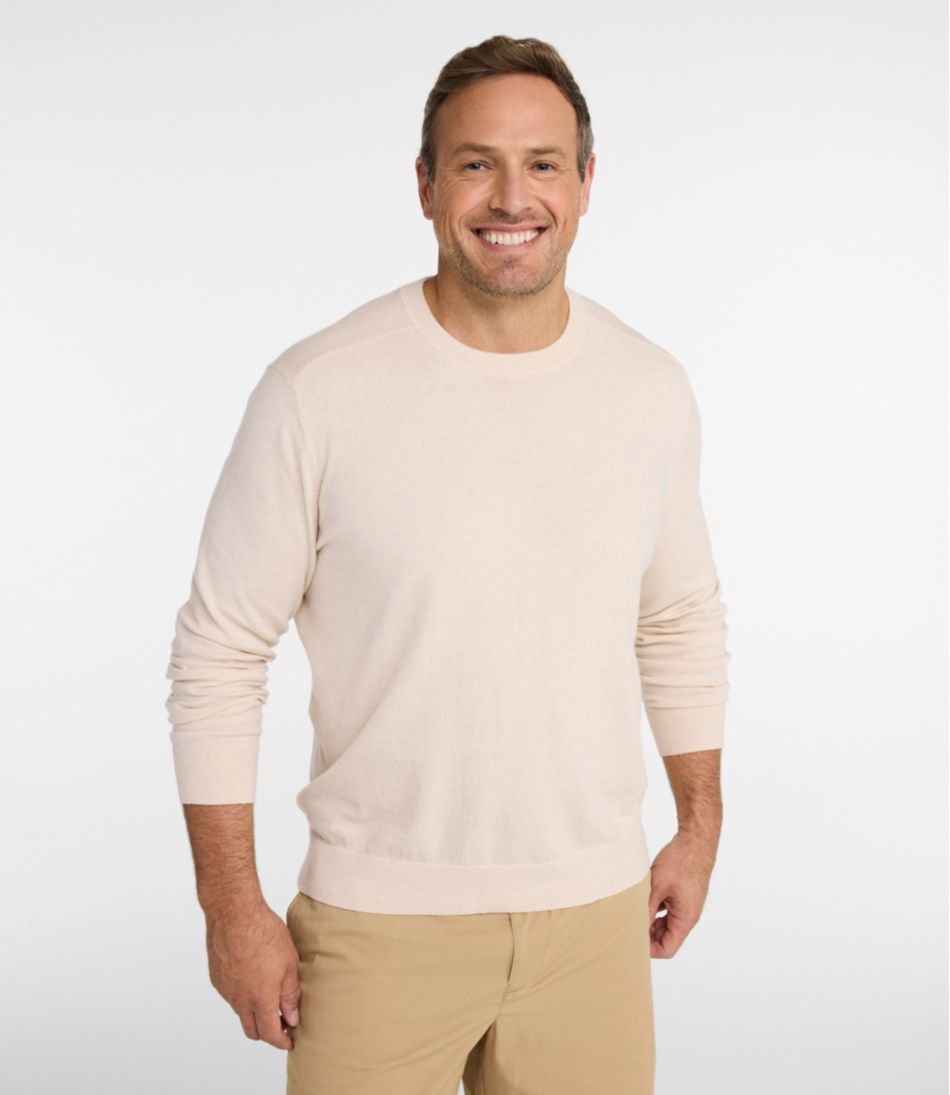 L.L.BeanMen's All Seasons Cotton Blend Sweater, Crewneck