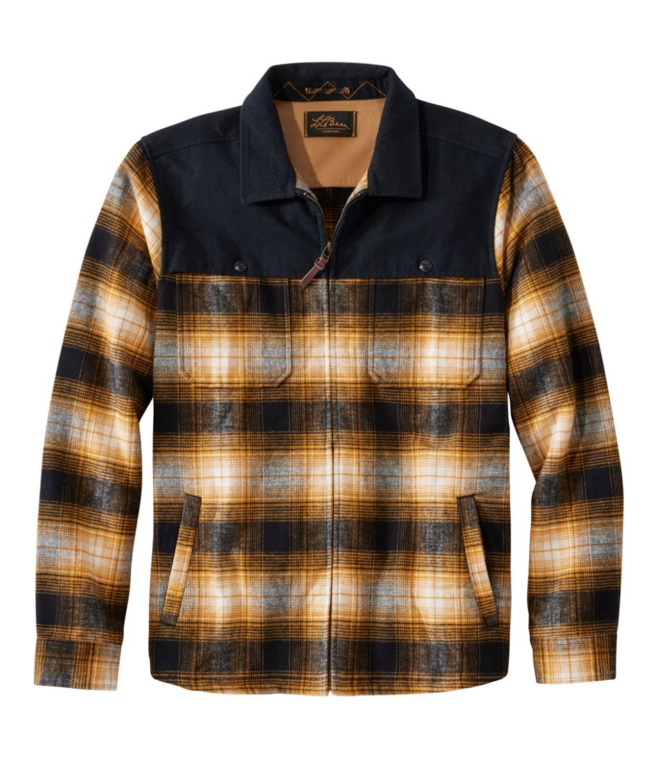 L.L.BeanMen's Signature 1965 Chamois Cloth Stag Jacket, Plaid