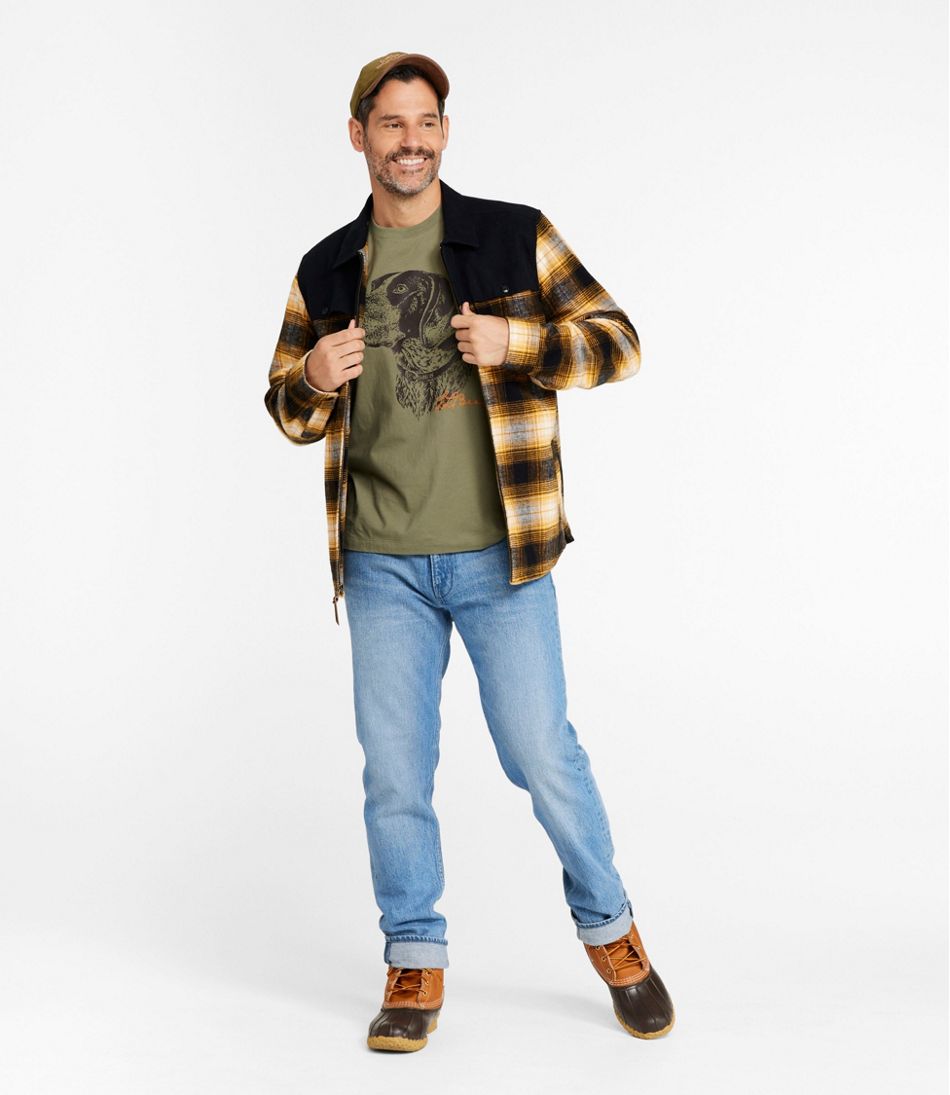 L.L.BeanMen's Signature 1965 Chamois Cloth Stag Jacket, Plaid