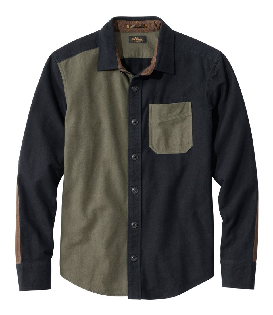 L.L.BeanMen's Signature 1933 Chamois Cloth Shirt, Slim Fit, Mixed Media