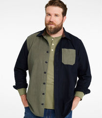 L.L.BeanMen's Signature 1933 Chamois Cloth Shirt, Slim Fit, Mixed Media