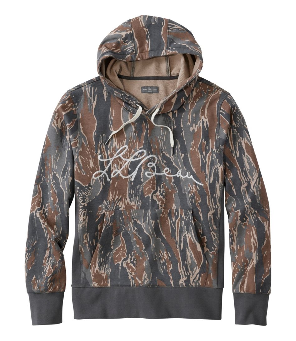L.L.BeanMen's Signature Camp Hoodie Sweatshirt, Print