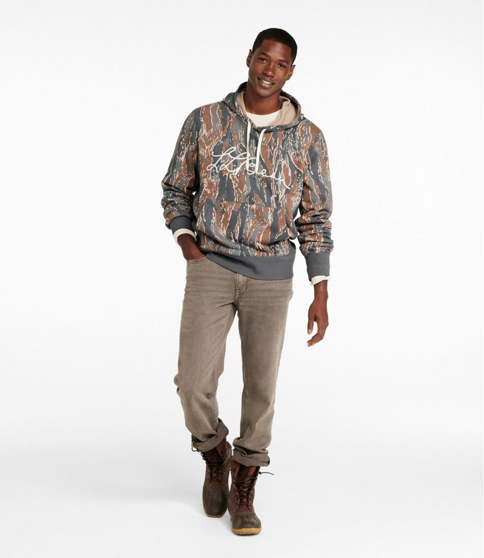 L.L.BeanMen's Signature Camp Hoodie Sweatshirt, Print