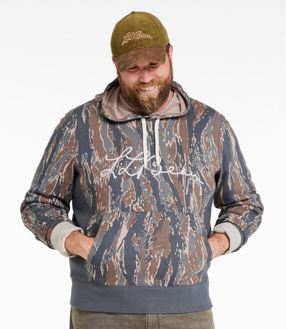 L.L.BeanMen's Signature Camp Hoodie Sweatshirt, Print