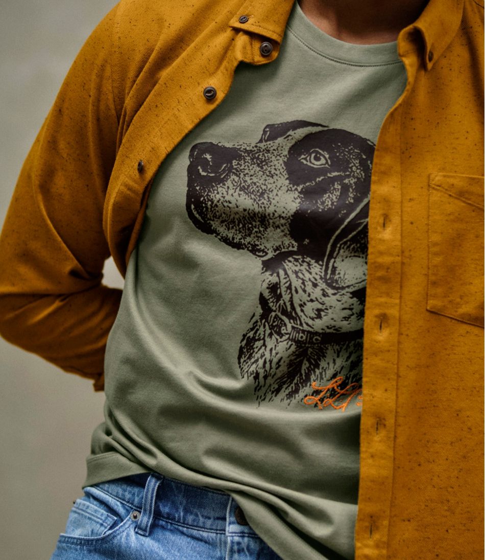 L.L.BeanMen's Signature Northwoods Short-Sleeve Tee, Graphic