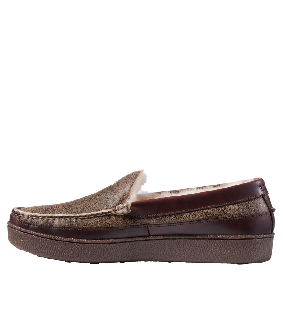 L.L.BeanMen's Lodge Moc Vibram® Slippers, Shearling