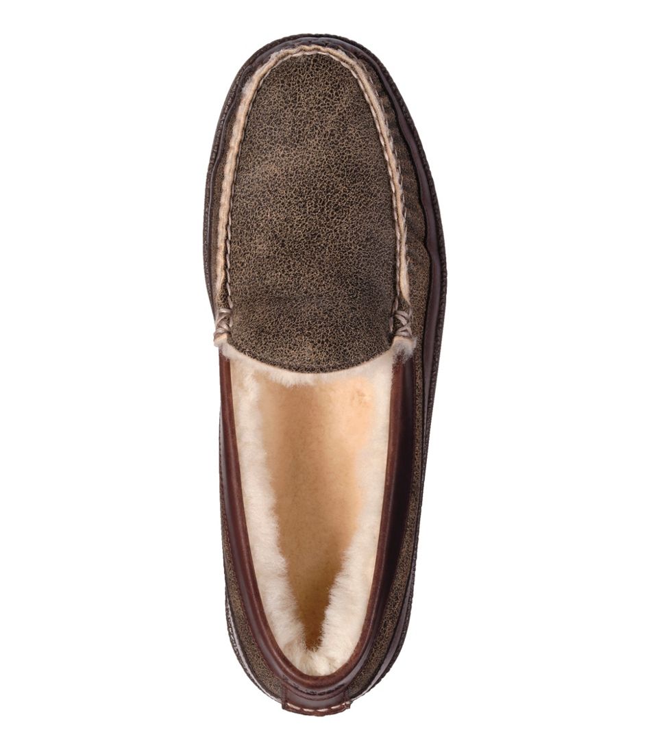 L.L.BeanMen's Lodge Moc Vibram® Slippers, Shearling